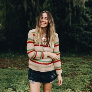 Ascot + Hart Stripe Knit Sweater